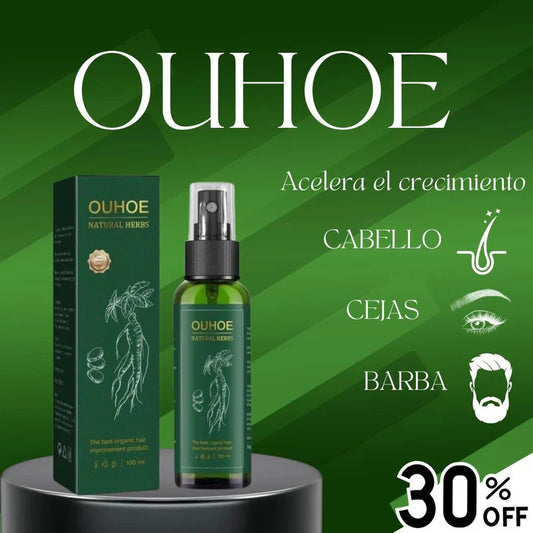SPRAY CRECIMIENTO PELO Y BARBA OUHOE®
