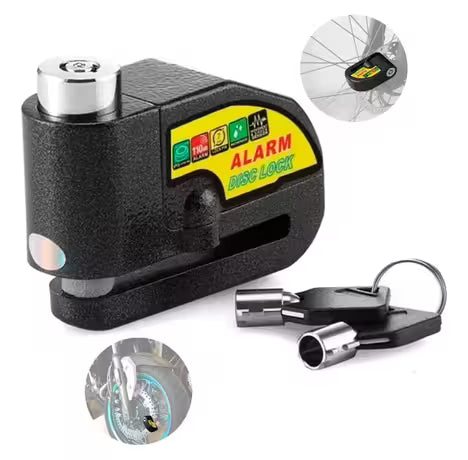 CANDADO ALARMA PARA MOTO Y BICICLETA