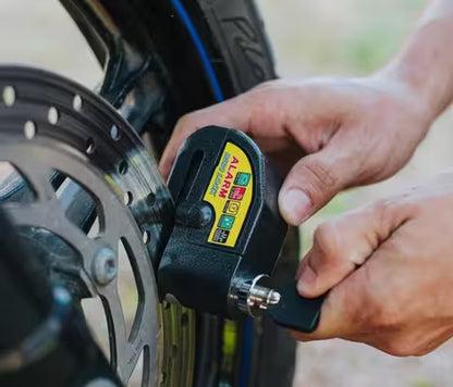 CANDADO ALARMA PARA MOTO Y BICICLETA