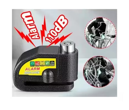 CANDADO ALARMA PARA MOTO Y BICICLETA