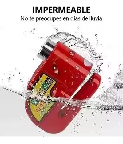 CANDADO ALARMA PARA MOTO Y BICICLETA