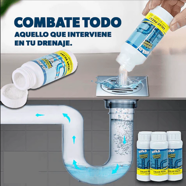 WILD TORNADO® POLVO DESTAPA TUBERIAS – Nau Tienda