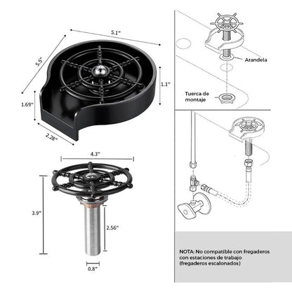 Lava vasos, tazas y copas automático