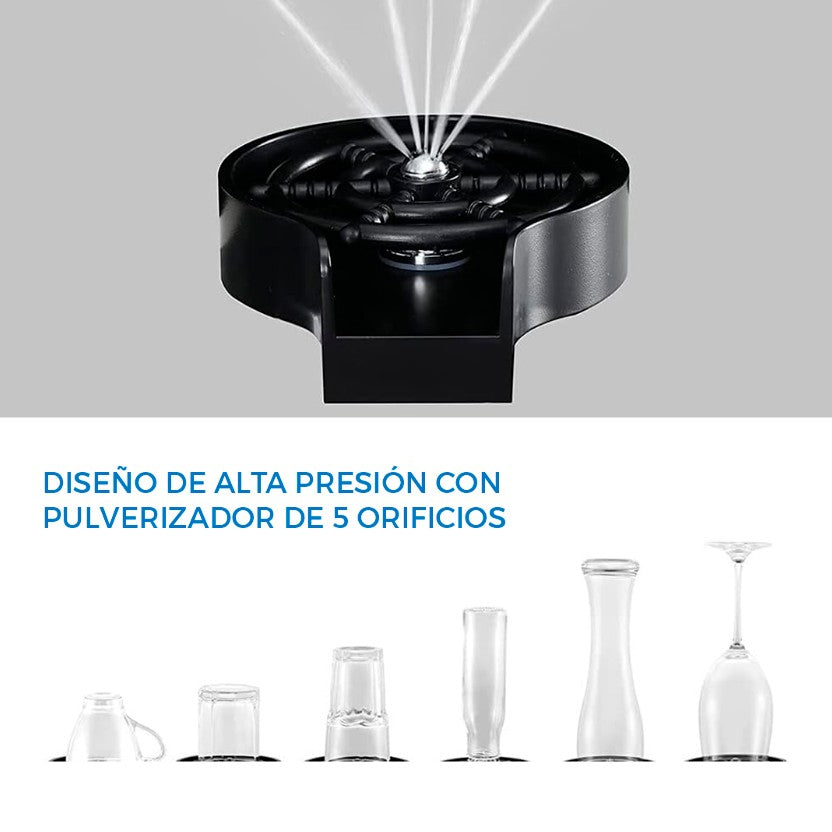 Lava vasos, tazas y copas automático